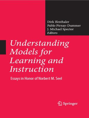 cover image of Understanding Models for Learning and Instruction